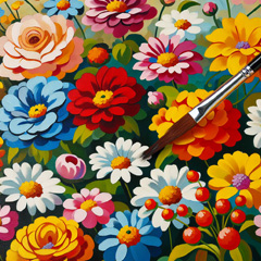 Oil paint